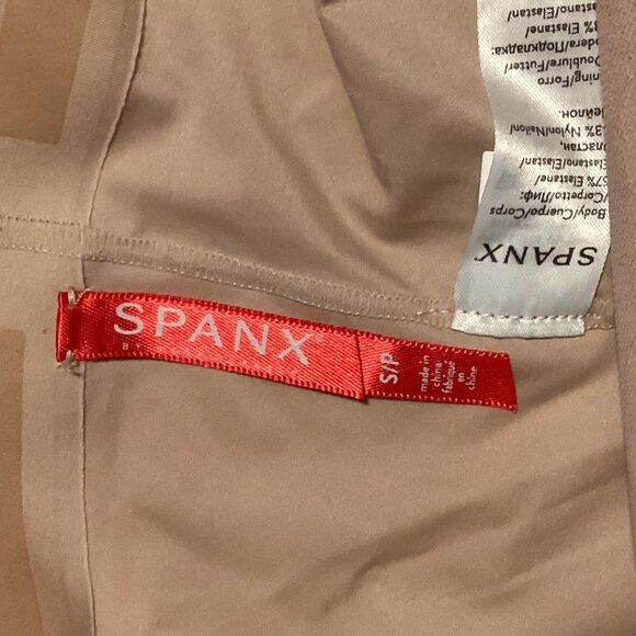 Spanx Size S/P Beige Skin Tone Intimates Shapewear High Waisted Shorts - Picture 4 of 6